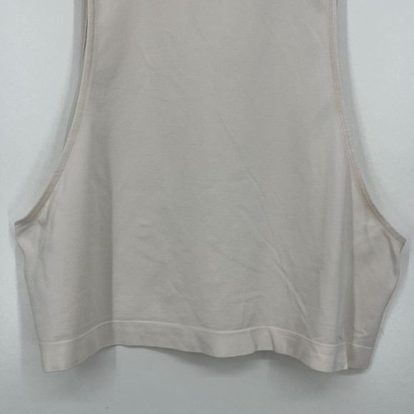 Athleta Tank Top Women's Size S Pink Crew Neck Yoga Sleeveless Nylon Cropped - Picture 8 of 8